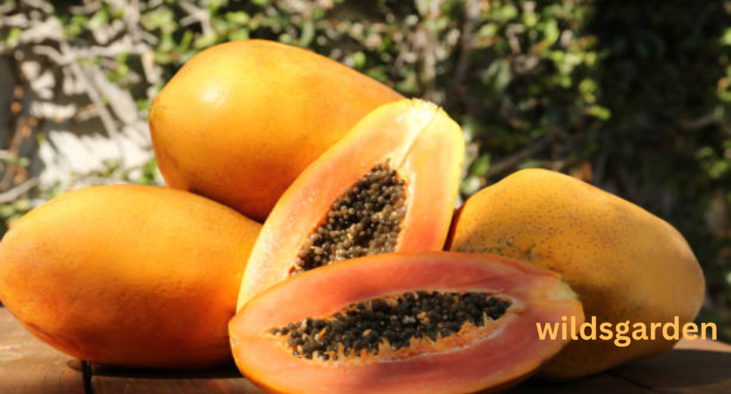 fruit with black seeds